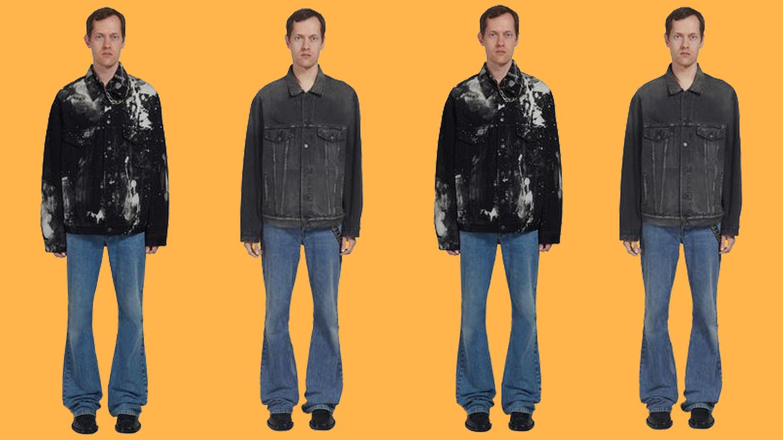 Boot-cut jeans