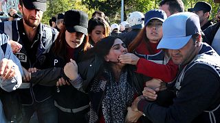 Angry protests in Turkey and beyond after arrest of pro-Kurdish HDP politicians