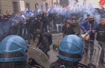 Randale in Florenz: Regierungsgegner protestieren gegen Renzis Verfassungsreform