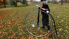 Historisches Radrennen in Prag