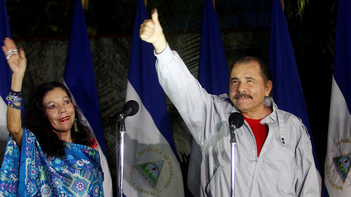 Nikaragua'da tartışmalı seçimin galibi Daniel Ortega