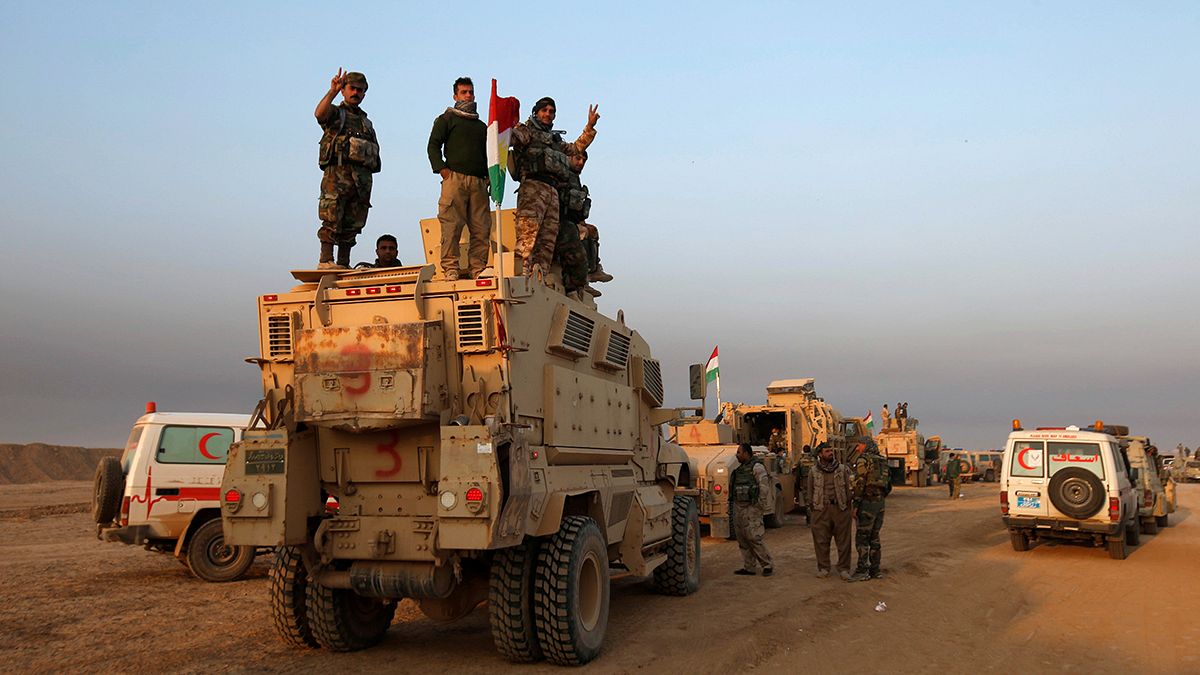 Иракская армия и пешмерга - в нескольких километрах от Мосула
