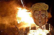 Un Donald Trump tout feu tout flamme lors de la Guy Fawkes night