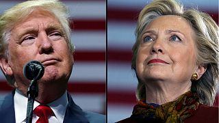 Últimos tempos de antena televisivos para Clinton e Trump