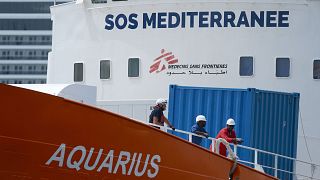 Image: The Aquarius rescue ship arrives in Malta in August
