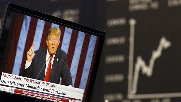Las bolsas europeas le otorgan un voto de confianza a Trump, como en Wall Street Las bolsas europeas le otorgan un voto de confianza a Trump, como en Wall Street