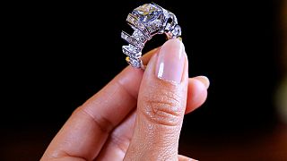 Rare blue diamond up for auction