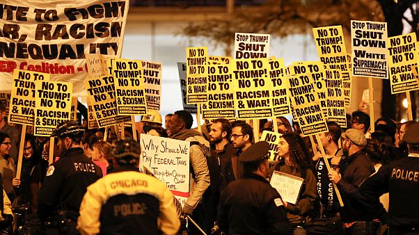 Anti-Trump protests erupt across the US Anti-Trump protests erupt across the US