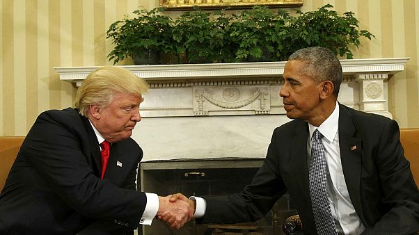 Primo incontro Obama-Trump Primo incontro Obama-Trump
