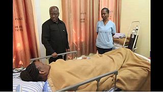 Tanzania president Magufuli visits ailing wife in public hospital