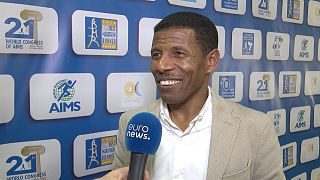 Running all the way to the Presidency - Euronews speaks with long-distance great Gebrselassie