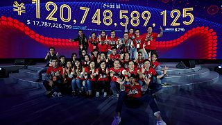 Sales up but growth slows on China's "Singles Day"