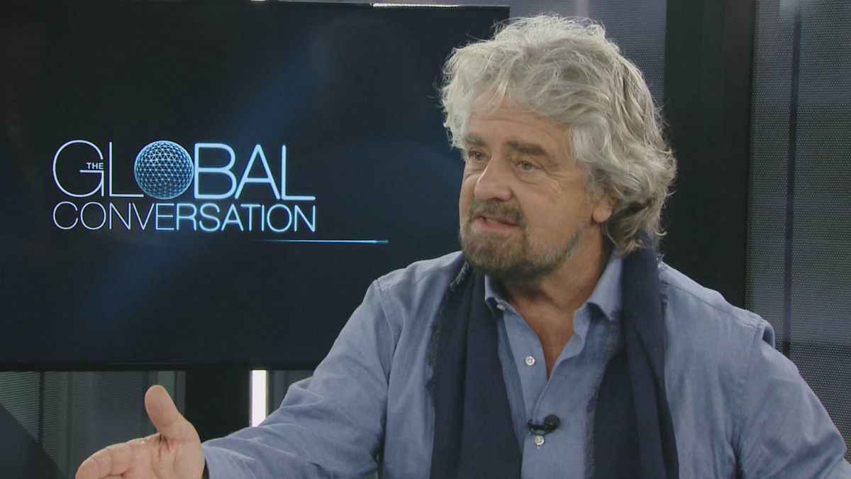 Five-Star's Beppe Grillo corrects Vatican gaffe in Euronews interview