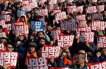 استعفای رییس جمهور کره جنوبی، خواسته اصلی تظاهرکنندگان