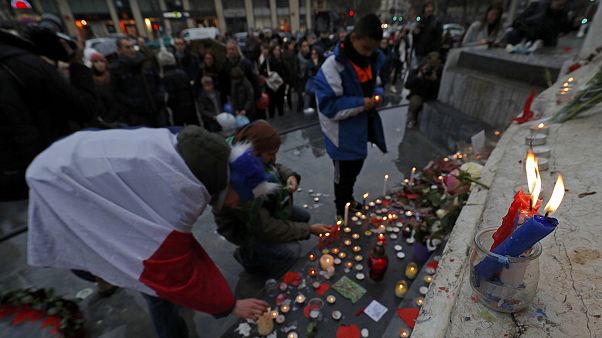 Paris: Cerimónias em homenagem às vítimas nos locias dos atentados Paris: Cerimónias em homenagem às vítimas nos locias dos atentados