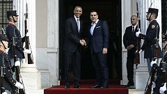 Barack Obama in Athens with the focus on Greek debt relief
