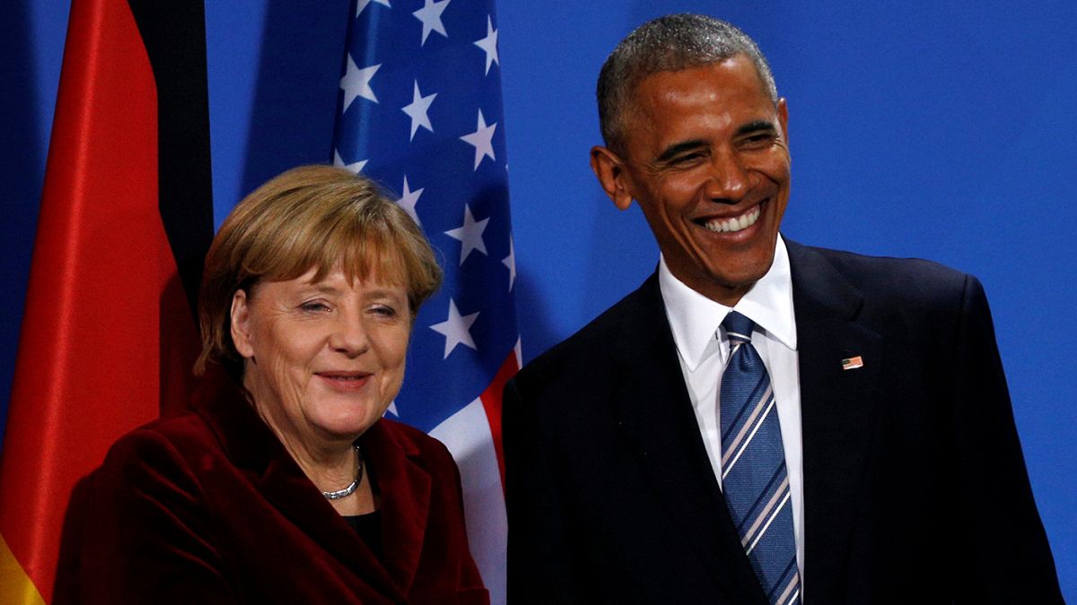 Merkel und Obama: Lob und Dank zum Abschied
