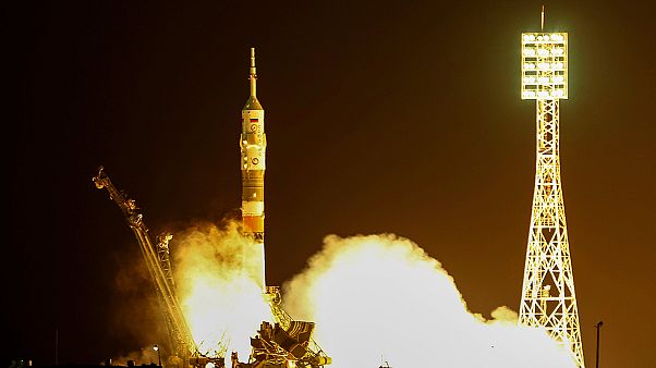 Soyouz : trois astronautes dont un Français, Thomas Pesquet, en route pour l'ISS Soyouz : trois astronautes dont un Français, Thomas Pesquet, en route pour l'ISS