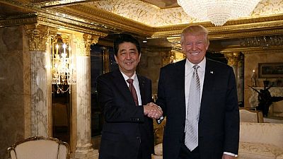 Japanese PM meets Trump; confident of building trust
