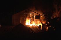 حمله به اردوگاه پناهجویان در جزیره هیوس یونان