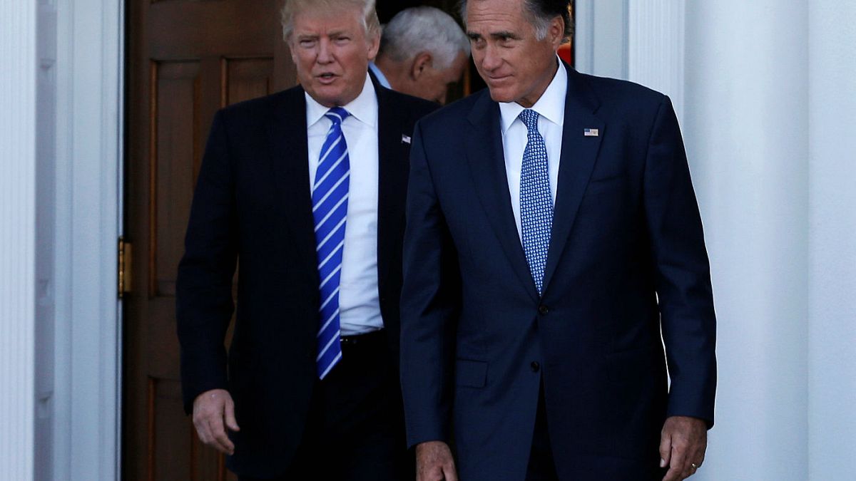 Etats-Unis : Donald Trump reçoit Mitt Romney