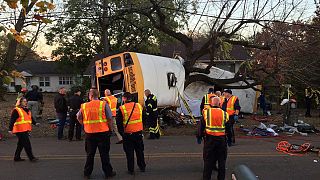 Trágico accidente de un autobús escolar en el Estado de Tennessee