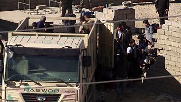 Irak : la fuite des civils près de Mossoul