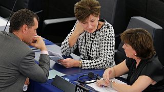 Britischer Brexit-Minister Davis besucht Europaparlament