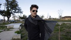 Image: Brad Pitt walks in the Lower 9th Ward where homes are being built fo