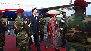 Le Premier ministre canadien Justin Trudeau en visite au Liberia