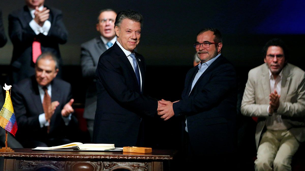 Assinatura de novo acordo de paz na Colômbia