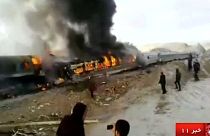Halálos vonatbaleset Iránban