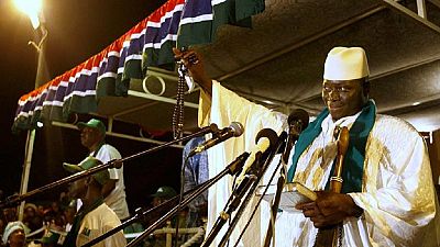Yahya Jammeh, grand favori de l'éléction présidentielle en Gambie