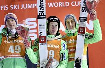 Ο Ντόμεν Πρεβτς νικητής στον πρώτο αγώνα του Παγκοσμίου Κυπέλου στο άλμα με σκι