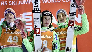 Saut à ski: grande première pour Domen Prevc