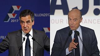 Fillon y Juppé celebran sus últimos mítines antes de las primarias del domingo