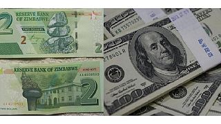 Zimbabwe outdoors bond notes equal to US dollar to cure cash crunch