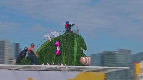 Hongkong: Redbull Flugtag in Victoria Harbour