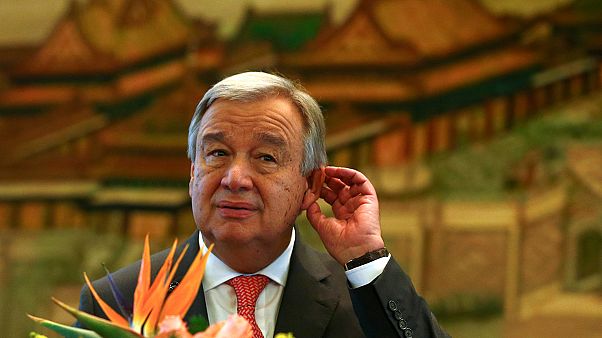 Guterres elude hablar directamente de derechos humanos en su primera visita a China Guterres elude hablar directamente de derechos humanos en su primera visita a China