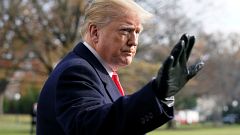 Image: President Donald Trump departs for the annual Army-Navy college foot