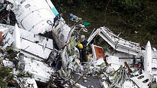 At least 71 killed as plane carrying Brazilian football club crashes in Colombia