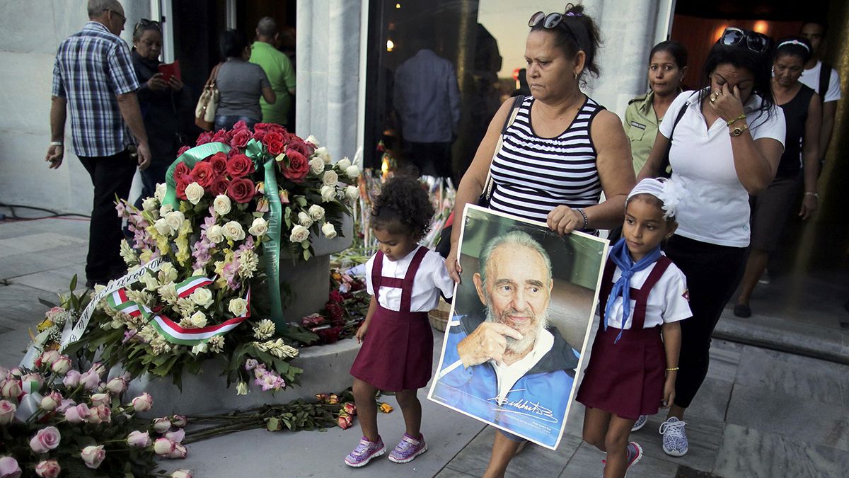 Leader mondiali a Cuba per l'ultimo omaggio a Fidel Castro