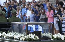 خاکستر فیدل در مسیر بازگشت کاروان آزادی