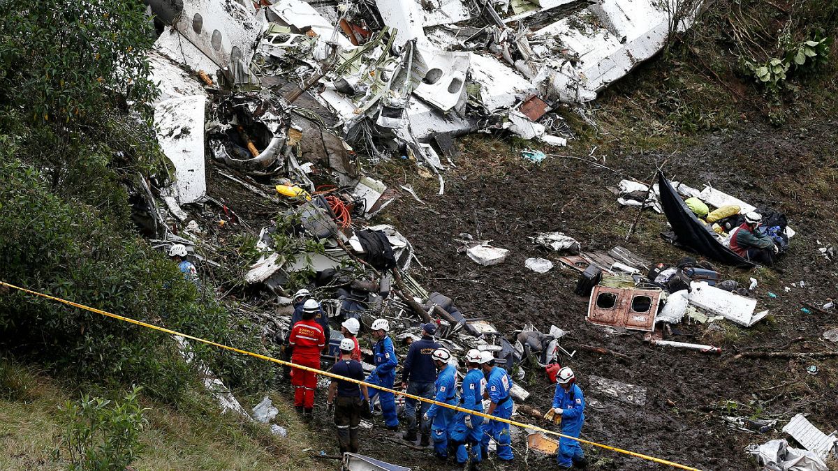 محققوق برازيليون في كولومبيا للتحقيق في حادث طائرة "أيروسبيس 144"