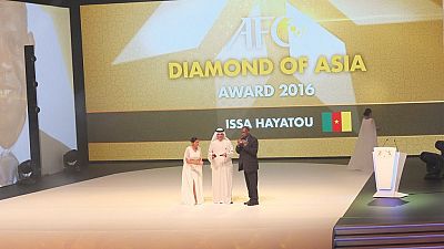 Hayatou decorated with prestigious 'Diamond of Asia' award