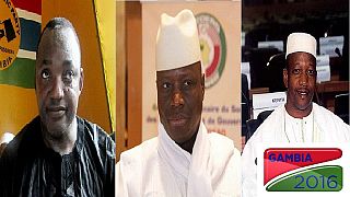 Gambia election: Officials engage in a count of marbles to determine the winner