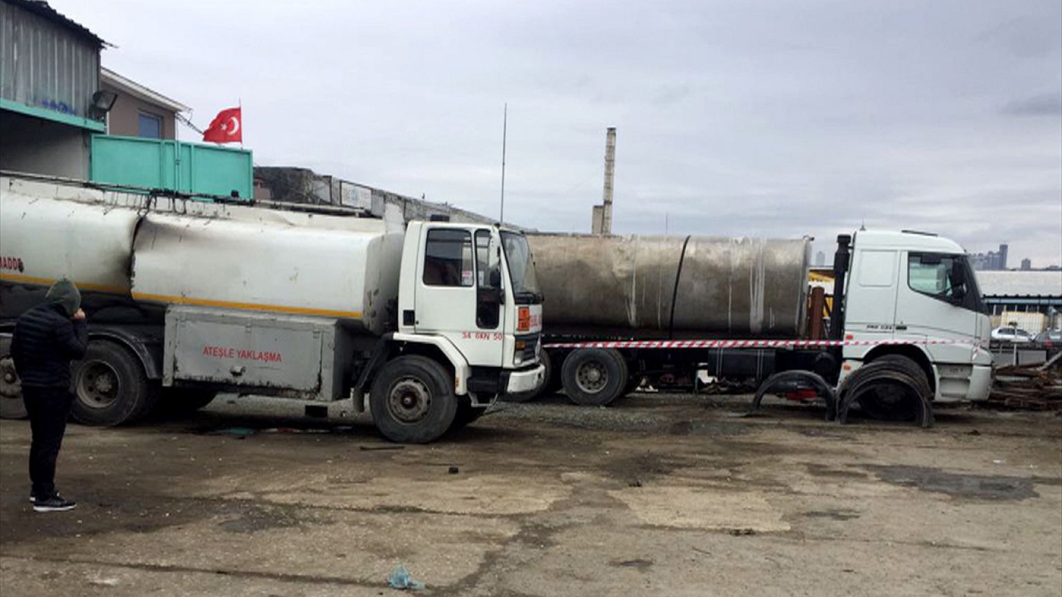 Büyükçekmece'de patlama: 1 ölü, 2 yaralı