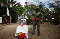 A végső előkészületek Castro temetése előtt