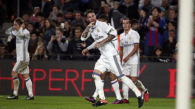 Sergio Ramos earns Real Madrid a point at Barcelona in El Clasico