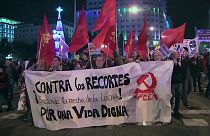 Madrid protests austerity despite minimum wage increase